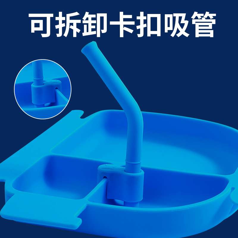 卡通防摔儿童硅胶餐盘吃饭训练碗防滑吸盘婴幼儿碗一体式分格餐盘
