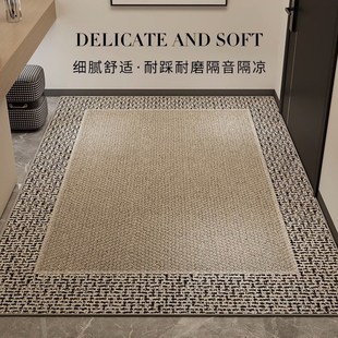 入户门地垫家用高级感q别墅大门口防滑脚垫子进门玄关耐脏地毯