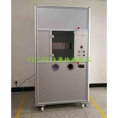 vhctc伟濠 HT-6032B单根电线垂直耐燃烧实验箱 IEC线材燃烧试验