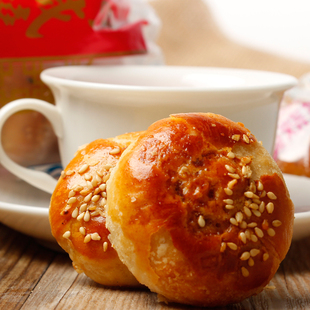 绍兴上虞章镇咸烧饼手工烤芝麻酥饼零食特产传统小吃糕点包邮450g