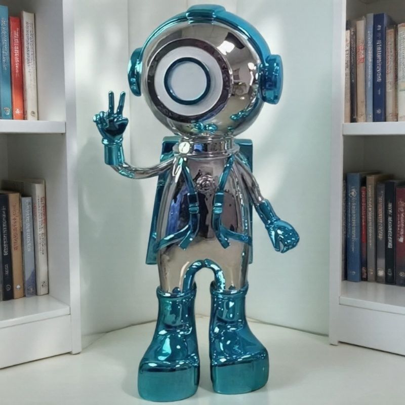 创意宇航员机器人装饰摆件客厅书房桌面装饰品现代简约家居工艺品