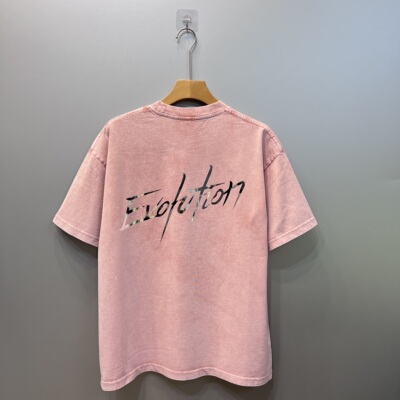 谢霆锋2026进化演唱会同款周边短袖T恤樱花粉重磅男女上衣服