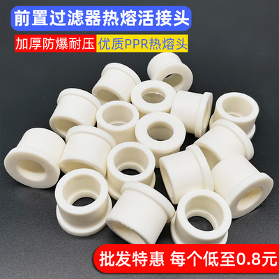 前置过滤器活接头1寸转4分PPR热熔直通异径32变径20水管配件大全