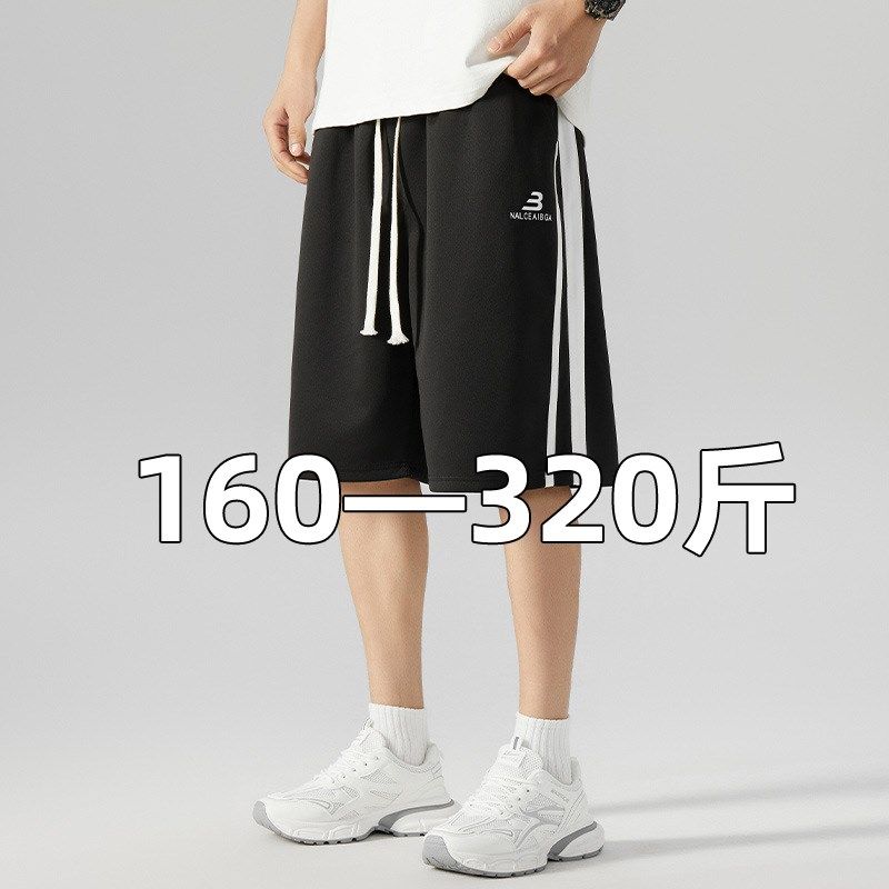 夏季运动短裤男大码宽松直筒篮球裤跑步五分裤胖子加肥加大休闲裤,男装,休闲裤,淘宝优惠券,粉丝福利购,淘宝优惠卷