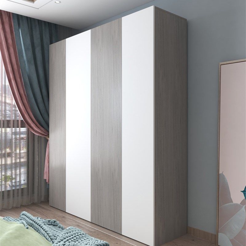 卧室整体衣柜 简约现代成v品两门三门四门组装衣橱平开门移门定制