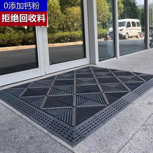 室外酒店商c用耐磨防滑蹭土地垫入户门口脚垫塑料地毯户外防水门