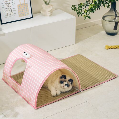 隧道猫窝猫咪夏季k凉席封闭式安全感躲避屋夏天网红宠物幼猫狗狗