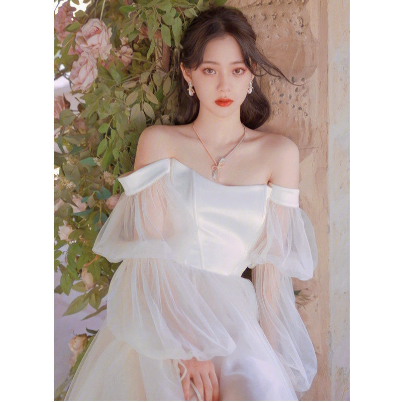 新娘婚纱袖子软纱长款仙女袖遮肉显瘦免缝主持礼服配饰拍照,服饰配件/皮带/帽子/围巾,防晒袖套,淘宝优惠券,粉丝福利购,淘宝优惠卷