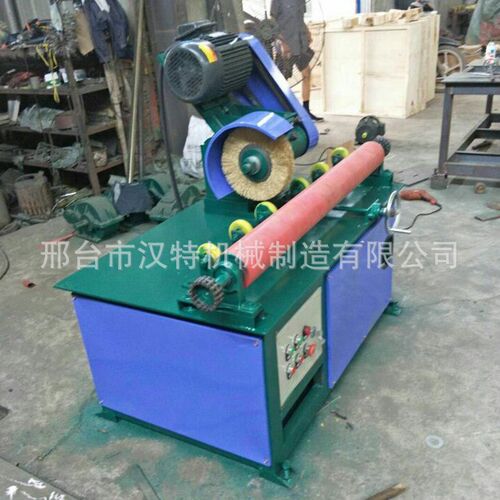 抛光机外圆除锈小型钢管抛光机圆管除锈机天然气钢管除锈抛光机