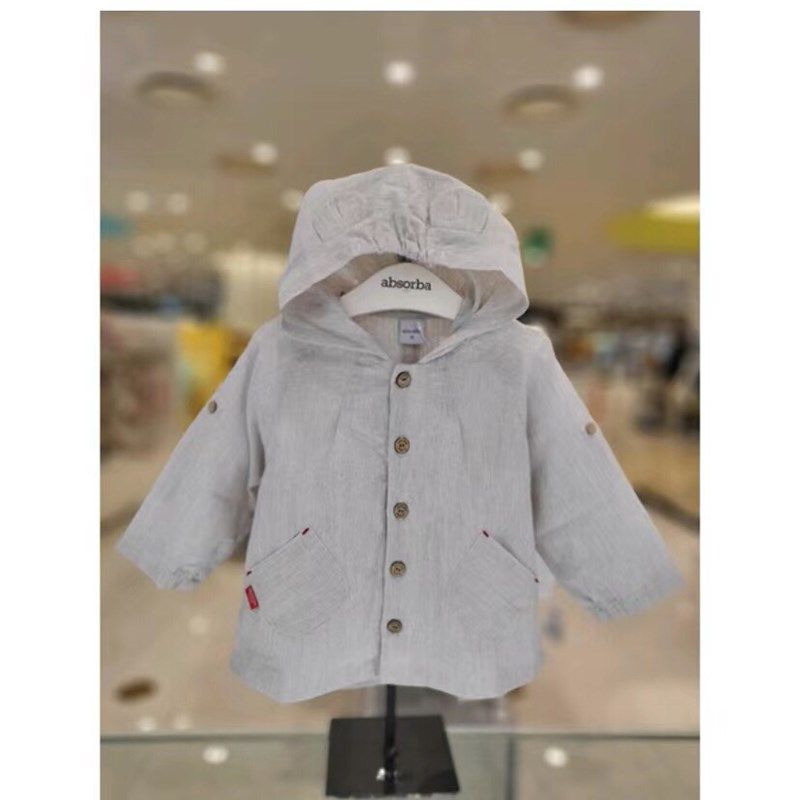 韩国童装 24春夏新款男女童纯棉柔软带帽两用袖防晒外套 空调衬衣,童装/婴儿装/亲子装,普通外套,淘宝优惠券,粉丝福利购,淘宝优惠卷