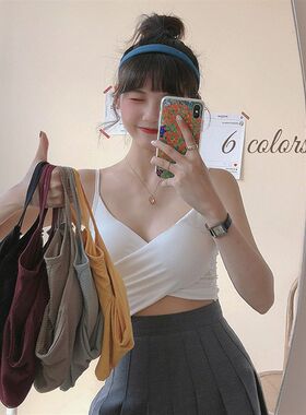 哺乳内衣孕妇文胸罩怀孕期专用瑜伽裹胸喂奶背心吊带抹胸美背潮