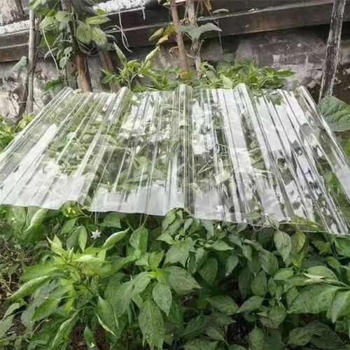 PC亮板全透明阳光板透明板瓦楞采光板防漏雨棚阳台玻璃亮瓦天井