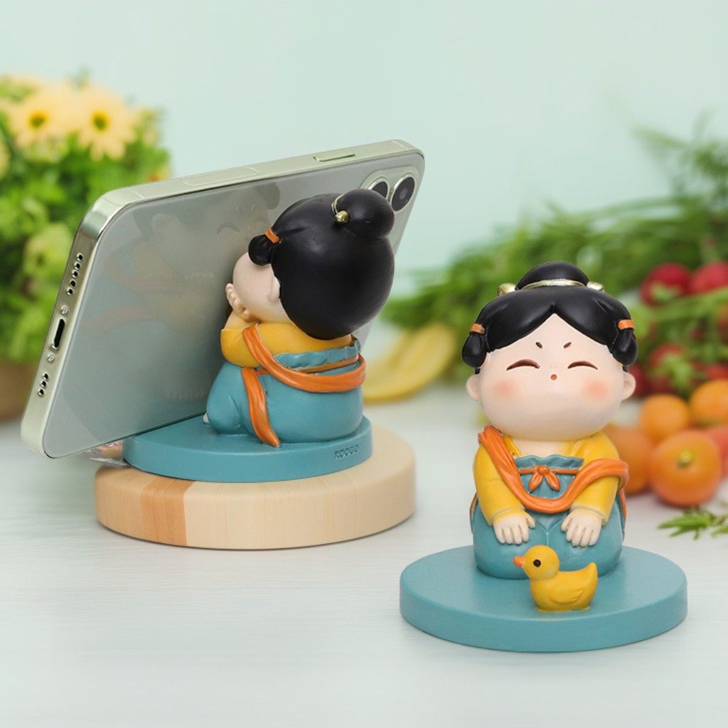 手机支架小摆件创意家居卧室床头办公室桌面懒人手机座古风唐仕女,家居饰品,装饰摆件,淘宝优惠券,粉丝福利购,淘宝优惠卷