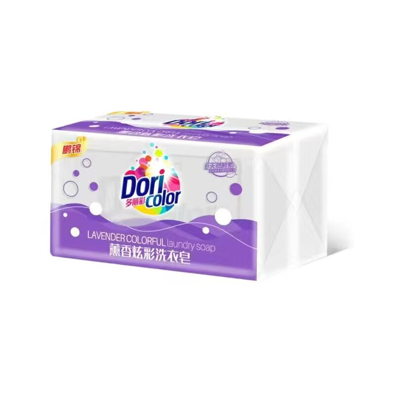 鹏锦多丽彩熏香炫彩洗衣皂洁净透明皂特惠肥皂增白去污除菌家庭装