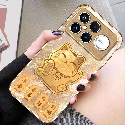 适用红米K系列招财猫手机壳