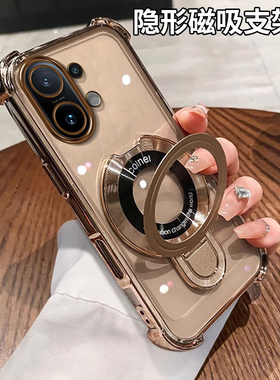 适用vivos30promini支架vivoS20手机壳S19气囊S18E全包S17T新款S16少女男轻奢S15四角防摔12保护套10硅胶简约