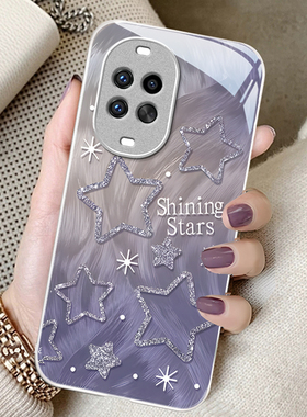 适用羽纱星星华为nova14pro手机壳13女12Ultra专用11se新款10防摔9保护套8金属漆7玻璃6新品5全包4活力版高级