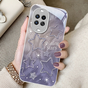 适用羽纱星星华为nova14pro手机壳13女12Ultra专用11se新款10防摔9保护套8金属漆7玻璃6新品5全包4活力版高级