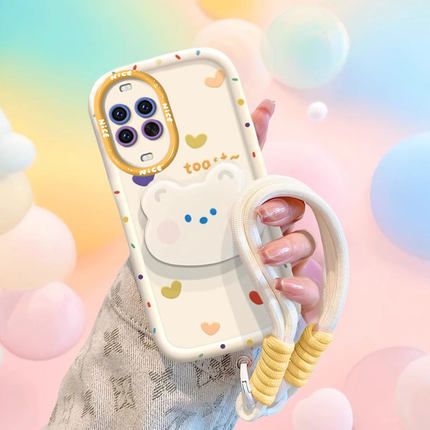 适用泡泡小熊华为nova14pro手机壳13少女心12Ultra专用11se新款10防摔9保护套8新品7可爱6硅胶5全包4E活力版3