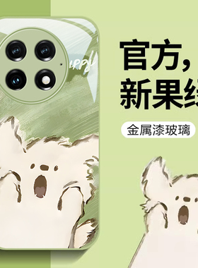 适用惊讶小狗一加13T手机壳12金属漆11玻璃10pro新款9R少女心专用ace5防摔3V保护套2V新品oneplus全包竞速版