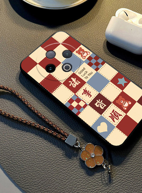 适用Y500格子小熊vivoY300PRO手机壳Y200i硅胶Y100可爱Y97新款专用93女Y78+防摔M保护套77E/76S全包70S/52/C