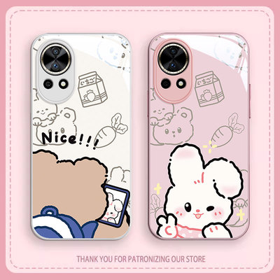 适用华为nova系列兔子小熊手机壳