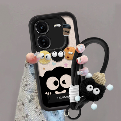 IQOOZ系列咖啡煤球手机壳