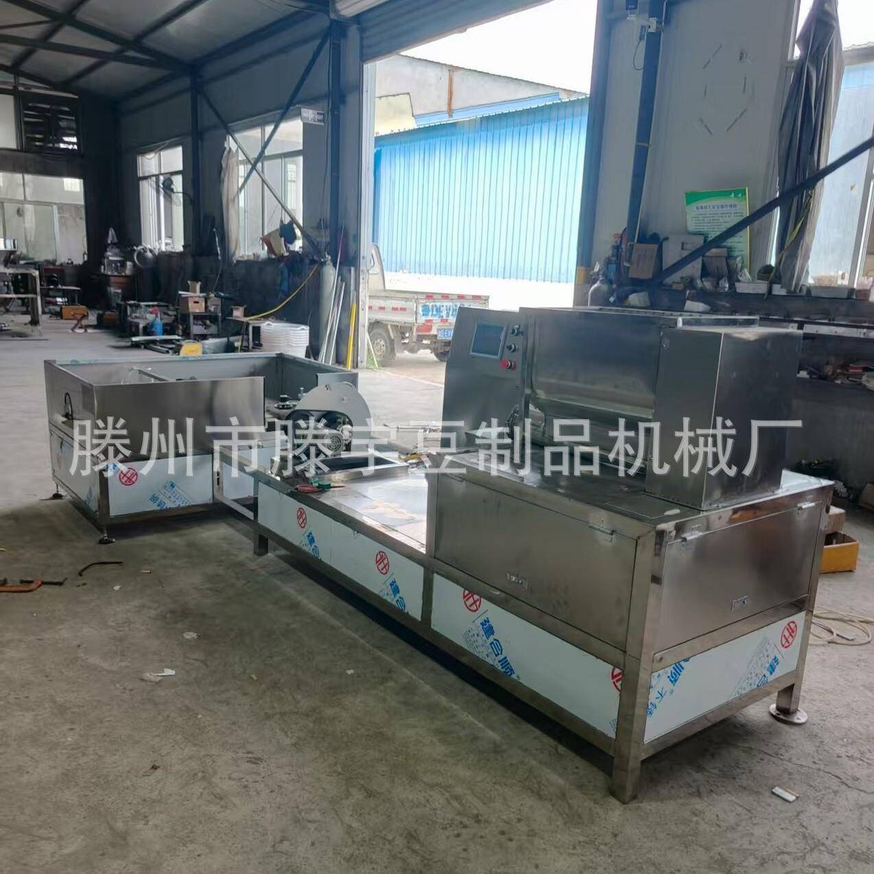 全自动素鸡机豆腐卷机自动下料自动切断豆肠机