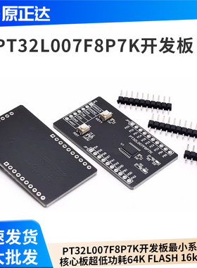 PT32L007F8P7K开发板最小系统板核心板超低功耗64K FLASH 16k ram