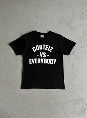 Corteiz Property OF CRTZ VS Everybody新款小众潮牌男女短袖T恤