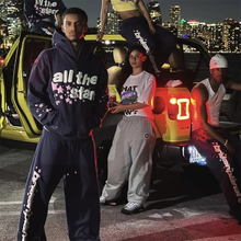 Broken Planet 满天星樱花卫裤 stars pants navy 男女款时尚百搭