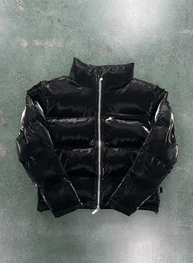 Trapstar HYPERDRIVE Sleeve Puffer羽绒棉服男士外套立领亮面