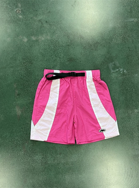 Corteiz恶魔岛Alcatraz Sun & Rain Shorts男女撞色拼接时尚短裤