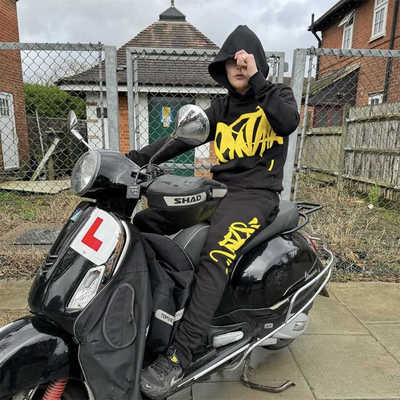 运动套装宽松连帽卫衣卫裤SYNA