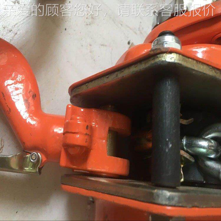 丝钢绳构手扳葫芦 整机结计合理 使用设寿cg命长