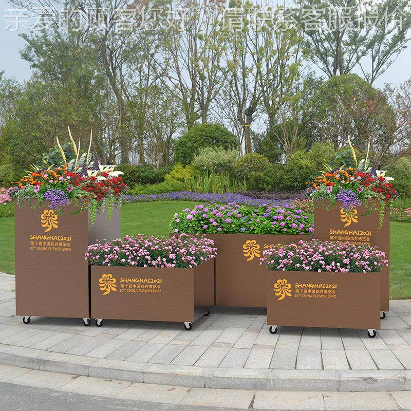 企250业集采道 制外高品质铝塑板长方形花箱定路护栏户花箱花槽,商业/办公家具,花坛/花箱,淘宝优惠券,粉丝福利购,淘宝优惠卷