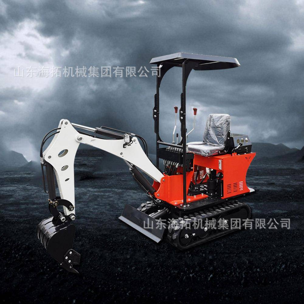 山工蔬菜大棚用微挖08 菜东地地排水沟翻HT-08开挖 厂小挖08现货