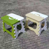 家用塑料折叠小凳子便携式 加厚卫生间浴室户外钓鱼板凳马扎椅儿童