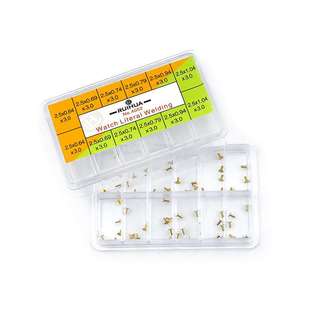 手表维修工具配件字面钉盒装焊盘脚钉字面脚字面焊机脚钉