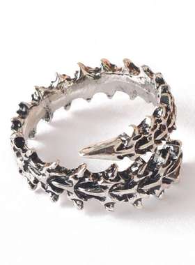 动漫周边东京食尸鬼金木研龙骨戒指東京喰種脊骨可调节开口指环