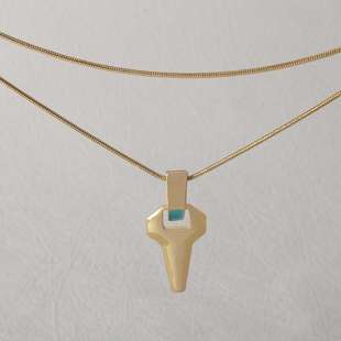 动漫周边赛博朋克边缘行者大卫･马丁内斯同款双层项链赛博浪客