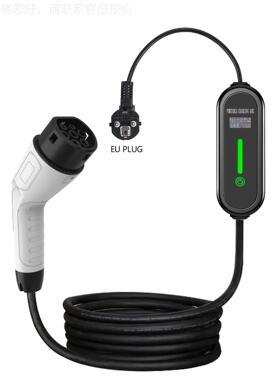 新能枪源便携式充电厂家欧标3.5KW 16A cEV ahrg121e便携式档位可