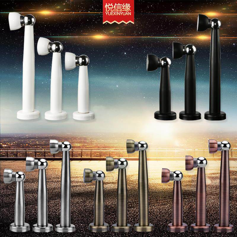 加长不锈钢门吸墙吸地吸室内门化妆室工程门碰门阻强磁门挡14.5cm