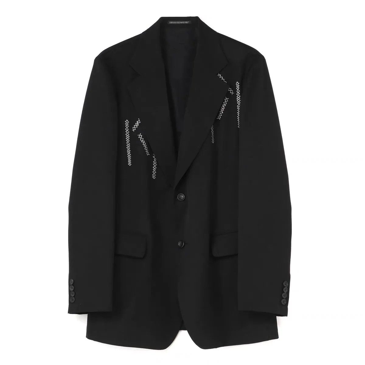 山本风西服外套刺绣波浪线休闲夹克西装男女同款,男装,休闲西服,淘宝优惠券,粉丝福利购,淘宝优惠卷