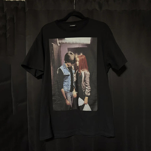 Raf Simons FW18 Christiane F 情侣剧照印花短袖T恤 男女同款
