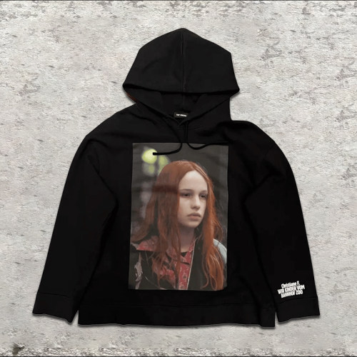 Raf Simons FW18 Christiane前后剧照连帽卫衣 套头外套男女同款