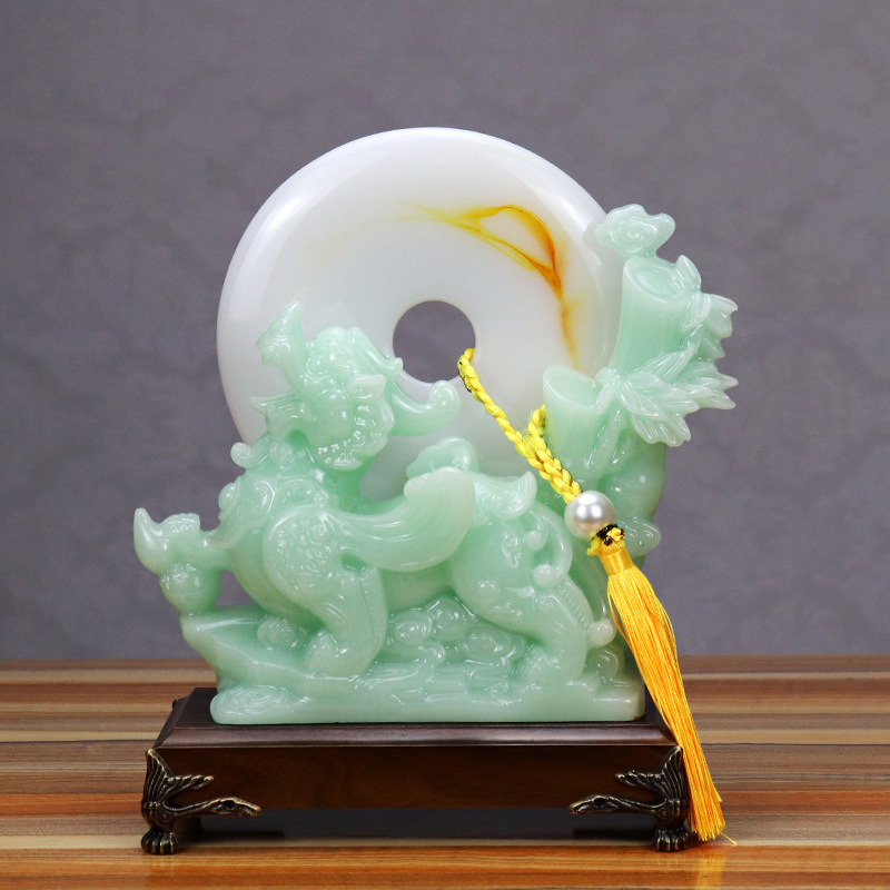 招财貔貅平安扣摆件家居客厅酒柜