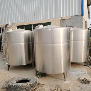 304不锈钢储罐液体食品级不锈钢储酒罐10立方不锈钢储罐