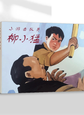 小游击队员柳小猛  32开精装连环画小人书  天津人民美术出版社