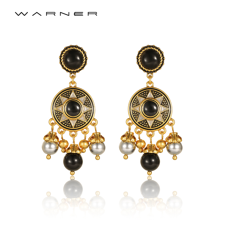 JosephWarner太阳花耳环复古